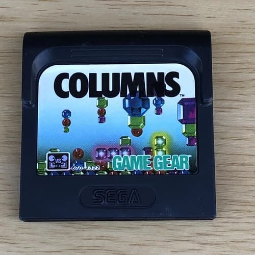 Columns - Original Sega Game Gear Game CART ONLY. Tested Works Great! 1 Day Ship