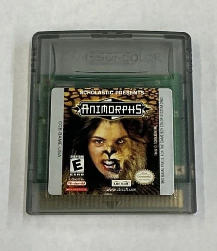 Animorphs Nintendo GameBoy Color Cart Only Tested -- S2G --