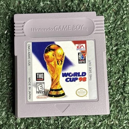 World Cup 98 Nintendo Game Boy DMG-A8WE-USA Soccer THQ EA Sports Cartridge Only