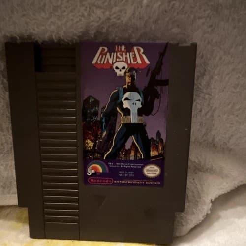 LJN The Punisher - Nintendo NES NTSC-U/C (US/Canada) Game Cartridge