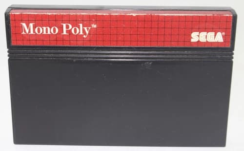 Sega Master System Monopoly Game Cleaned & Tested