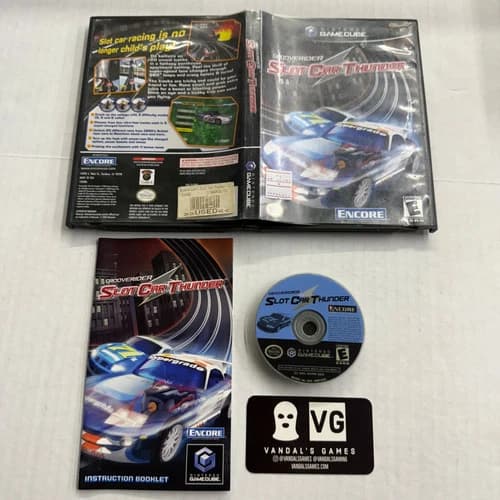 Gamecube - Grooverider Slot Car Thunder Nintendo Gamecube Complete #2899