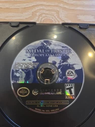 Medal Of Honor European Assault Nintendo Gamecube Game (EA, 2005) Disc Only
