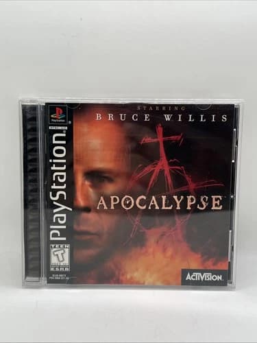 Apocalypse (Sony PlayStation 1, PS1) Complete in Box CIB - Tested. Fast Ship!