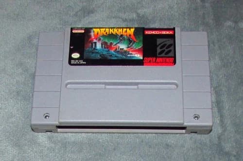 Drakkhen for Super Nintendo SNES Fast Shipping Authentic