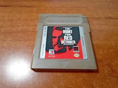 Hunt for Red October (Nintendo Game Boy, 1991) *TESTED*