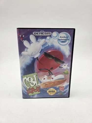 Cool Spot (Sega Genesis, 1993) 7UP CIB With Manual Complete