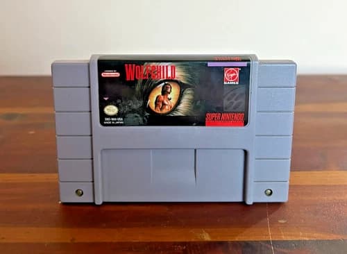 Wolfchild (Super Nintendo SNES, 1993) Authentic Tested Cartridge Only