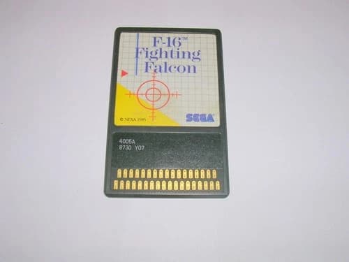 F-16 Fighting Falcon (Sega Master System SMS) Game Cartridge Card