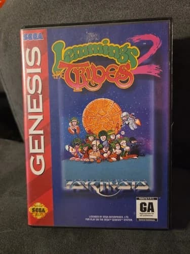 Lemmings 2: The Tribes (Sega Genesis, 1994) Authentic Complete CIB Tested