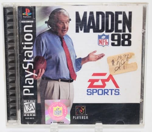 Madden NFL 98 (Sony PlayStation 1 PS1, 1997) Complete and Tested