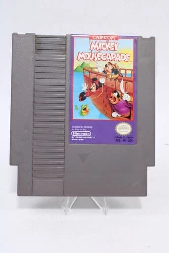 Capcom Mickey Mousecapade NES Game Cartridge Tested Authentic Clean