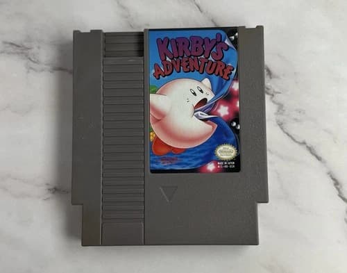 Kirby's Adventure 1993 Nintendo NES Game Cart Only - Tested & Working SAVES