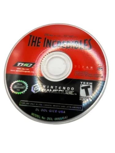 The Incredibles (Nintendo GameCube, 2004) Disc Only - Tested ++ WORKING!