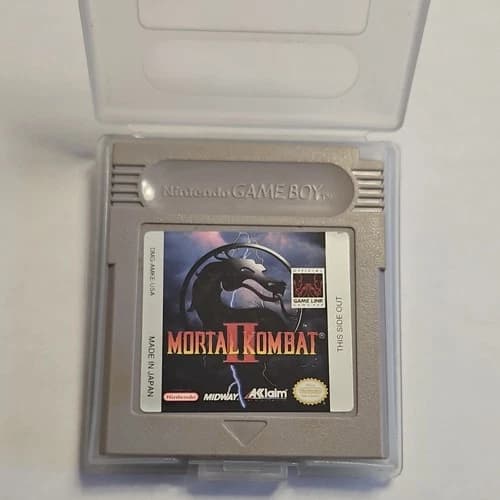 Nintendo Mortal Kombat II Game Boy Cartridge Game Link Fighting NTSC-U/C