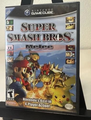 Nintendo Super Smash Bros. Melee (GameCube) Complete, TESTED, WORKS