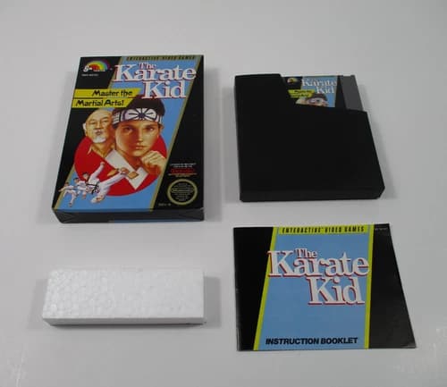THE KARATE KID Nintendo NES Game Complete In Box Authentic!