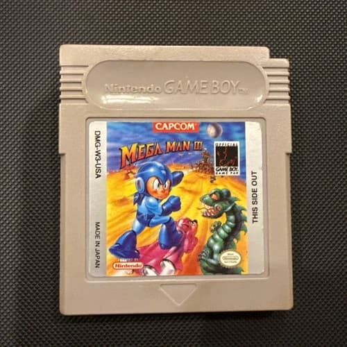 Mega Man 3 (Nintendo Gameboy, 2000) Authentic