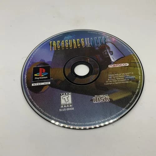 Sony PlayStation 1 PS1 Disc Only TESTED Treasures Of The Deep