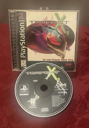 PS1 Tempest X3 (Sony PlayStation 1, 1996) CIB - Tested & Working!
