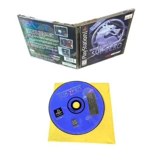 Sony PlayStation 1 PS1 CIB Complete TESTED Mortal Kombat Mythologies Sub Zero CF