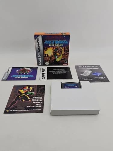 Metroid Zero Mission GBA Complete In Box CIB Authentic Nintendo Game Boy Advance