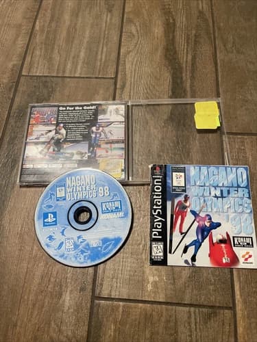 Nagano Winter Olympics '98 (PlayStation 1, 1998) PS1 Complete With Manual tested