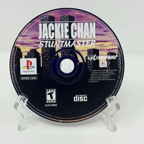 Jackie Chan Stuntmaster PS1 Disc Only Tested