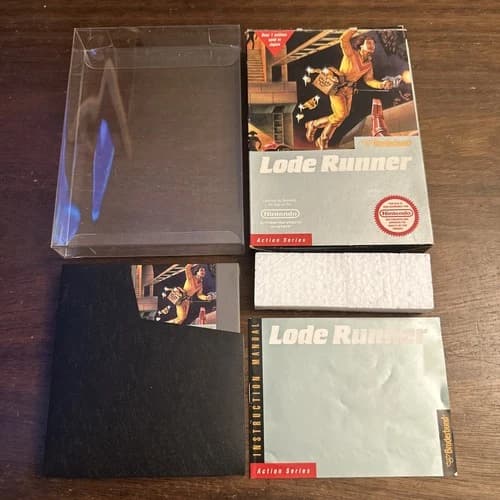 Lode Runner (Nintendo NES, 1987) Complete CIB - Tested - Authentic