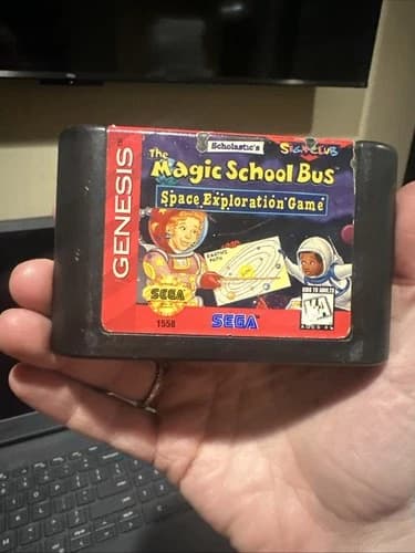 Sega Genesis Game Only The Magic School Bus Space Exploration Game