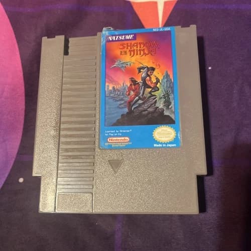Shadow Of The Ninja NES Authentic Tested Works Great