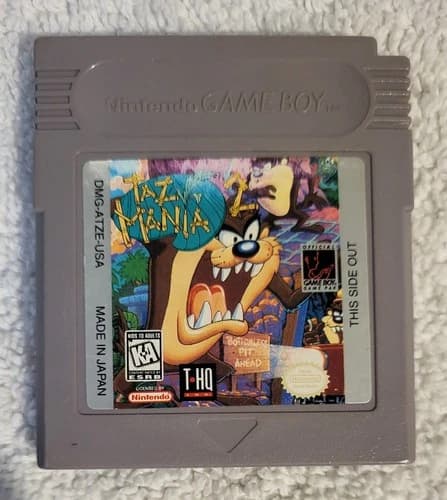 Taz Mania 2 Original Nintendo GameBoy Cartridge Only, Tested!