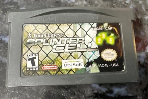 Tom Clancy's Splinter Cell (Nintendo Game Boy Advance GBA, 2003) *TESTED*