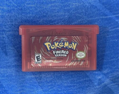 Pokemon FireRed All 386 Shiny Complete Pokedex Items Money GBA GameBoy Advance