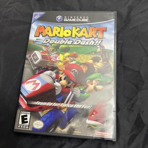 Mario Kart: Double Dash!! (Nintendo GameCube, 2003) Complete In Box
