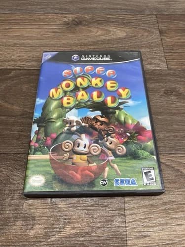 Super Monkey Ball (Nintendo GameCube, 2001) Complete With Manual And Insert