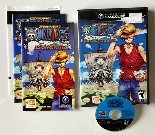 One Piece: Grand Adventure (Nintendo GameCube, 2006) CIB Tested & Authentic game