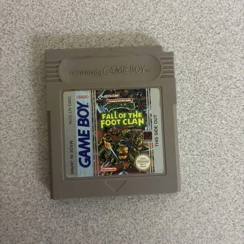 Teenage Mutant Ninja Turtles: Fall of the Foot Clan Nintendo Game Boy Cartridge