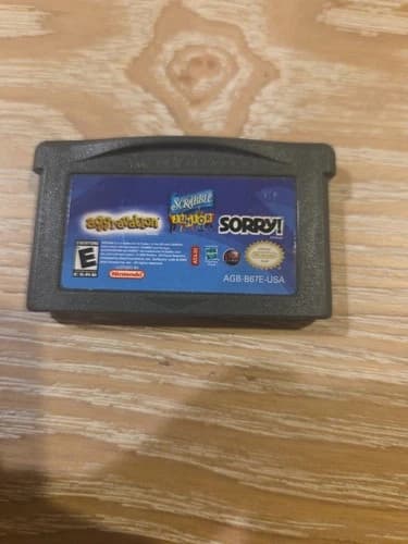 Sorry/Aggravation/Scrabble Junior (Nintendo Game Boy Advance, 2005)