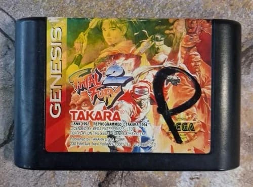 Fatal Fury 2 - Sega Genesis *TESTED*