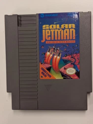 Nintendo NES 1990 Solar Jetman Game Cartridge Tested & Working