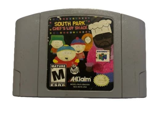 South Park Chef's Luv Shack Nintendo 64 N64 Used And In Good Condition