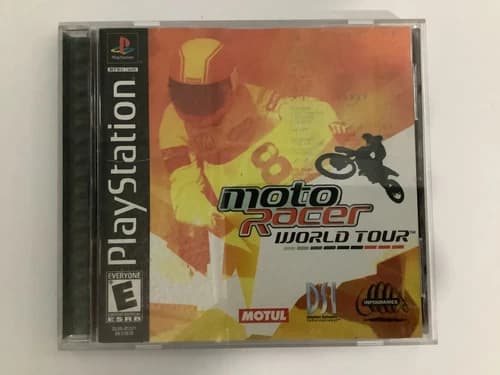 Moto Racer World Tour PS1 Sony PlayStation Complete w/ Manual