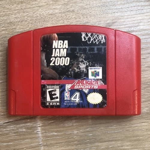 NBA Jam 2000 (N64) - Authentic Cartridge Good Condition