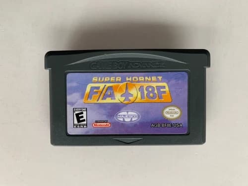 F A 18F Super Hornet Game Boy Advance Nintendo GBA
