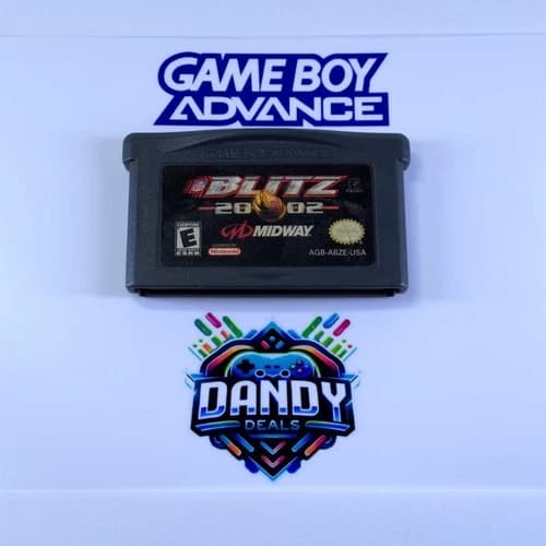 NFL Blitz 2002 GBA Authentic, Tested - GameBoy Advance