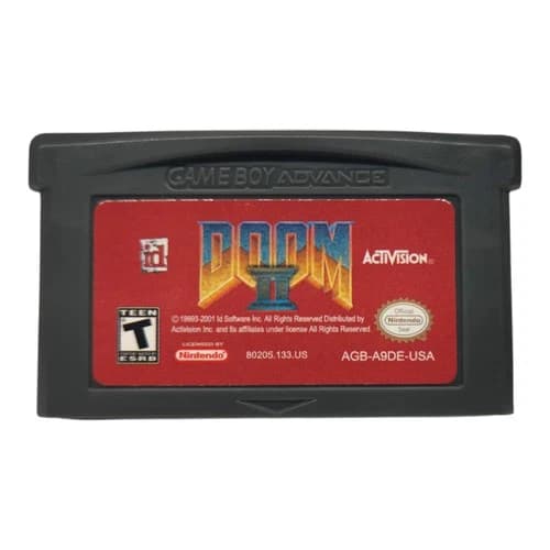 Doom 2 GBA Video Game Gameboy Advance 2002