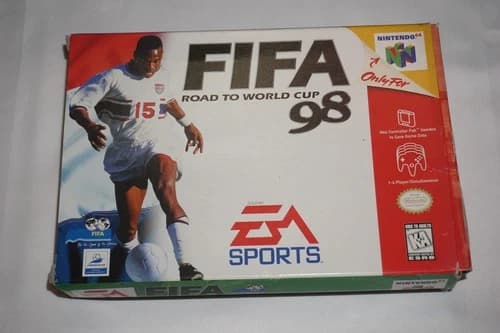 Fifa 98 Road to the World Cup (Nintendo 64 N64) Complete in Box CIB
