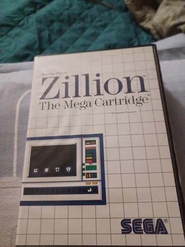 ZILLION (Sega Master System SMS) Game And Box, Tested, Cib