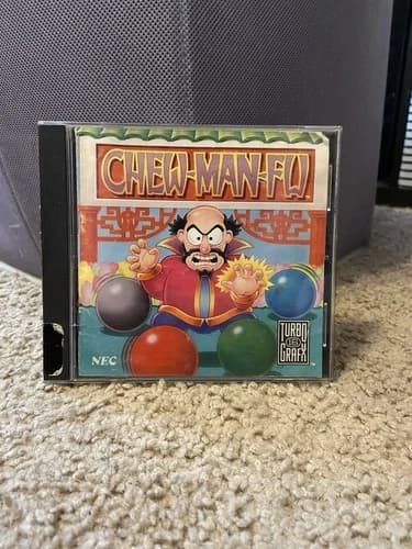 Chew-Man-Fu Authentic Complete NEC TURBOGRAFX-16 Game